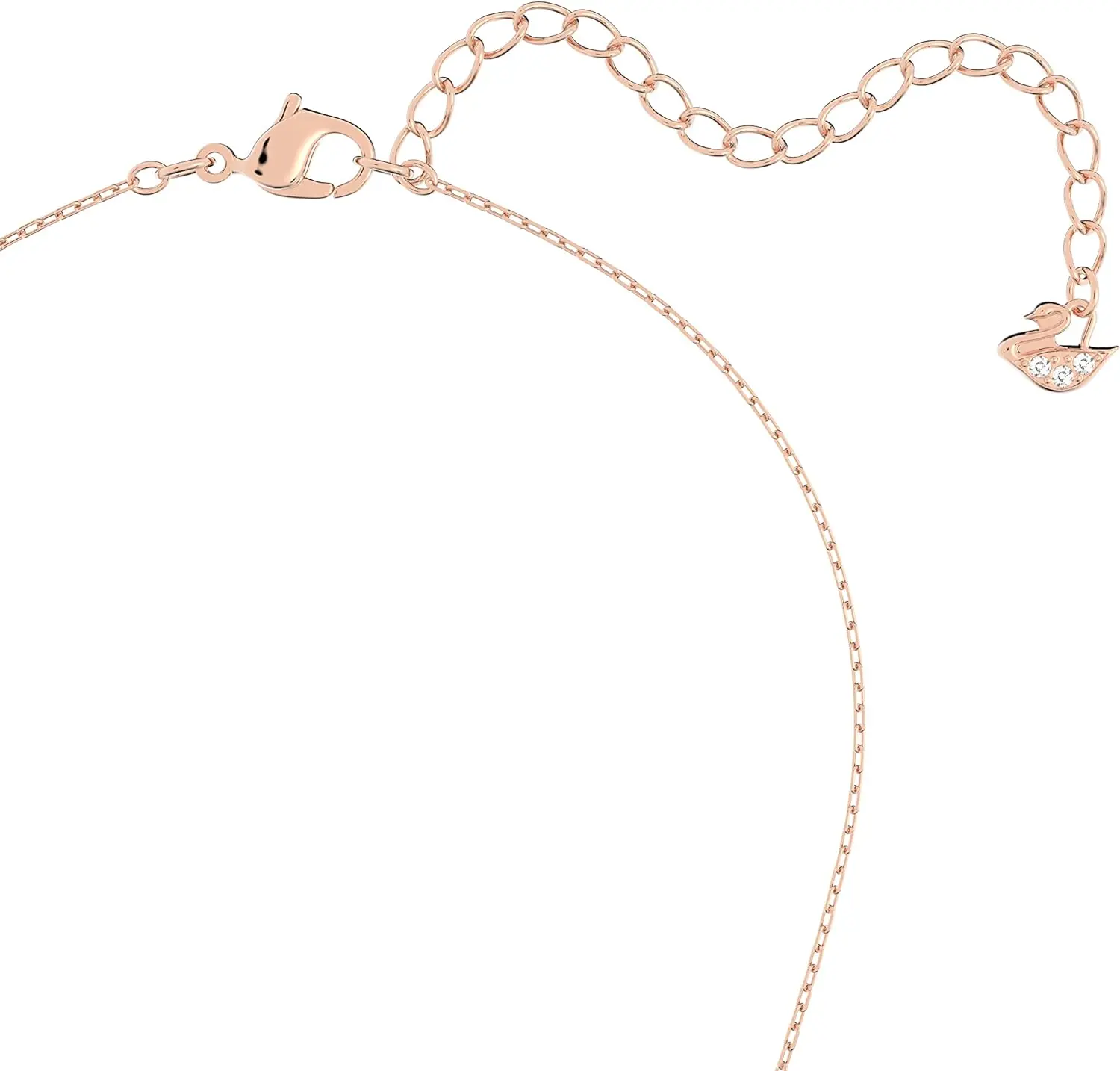 SET CONJUNTO COLLAR Y PULSERA CORAZON INFINITO SWAROVSKI ORO ROSA - Image 8