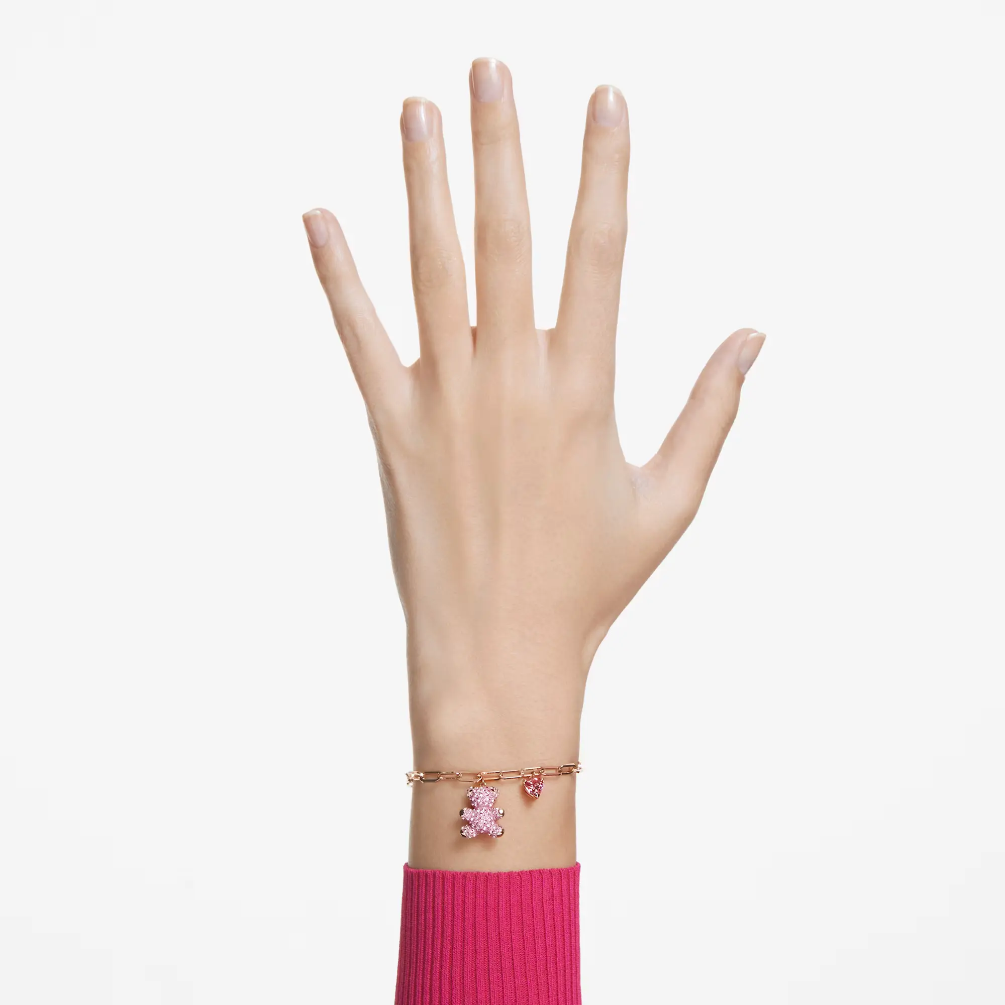 SET CONJUNTO PULSERA Y COLLAR TEDDY BEAR OSO SWAROVSKI - Image 4